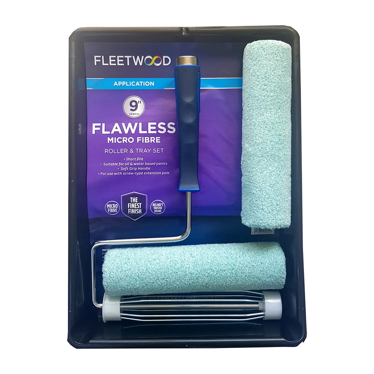 Flawless Micofibre Roller &amp; Tray Set 9″