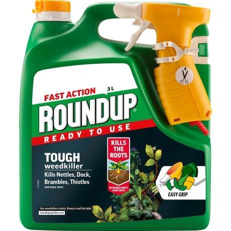 Roundup XL Tough &amp; Deep Root Weedkiller 3L