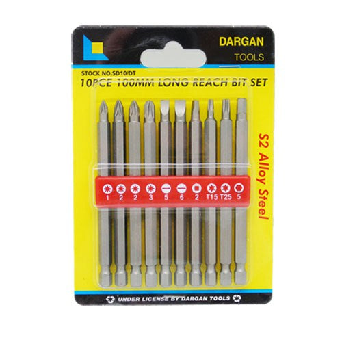 Long Reach  Screwdriver Bit set.