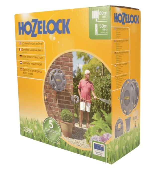 Hozelock 60m Wall Mounted Reel