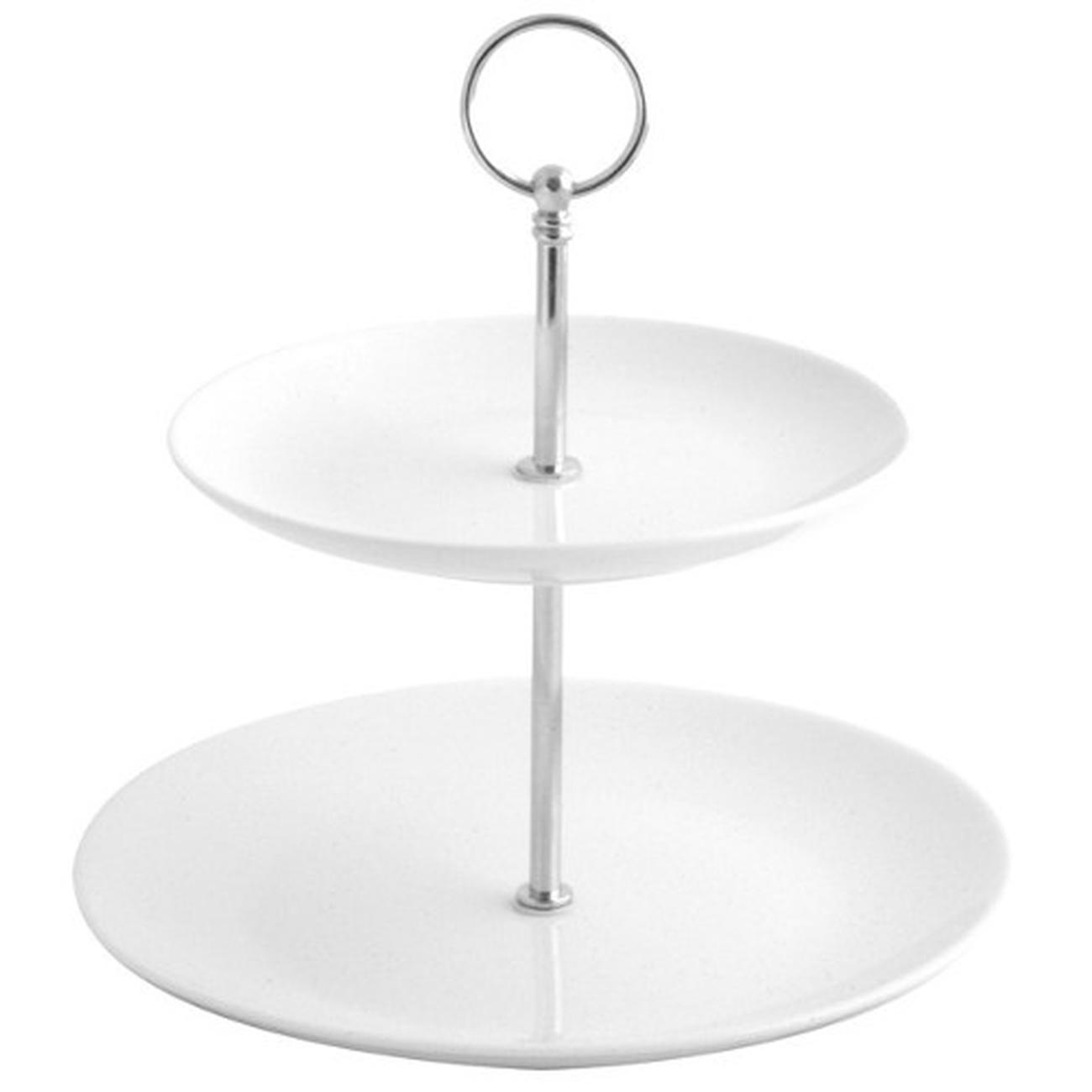 Price &amp; Kensington Simplicity 2 Tier Cake Stand