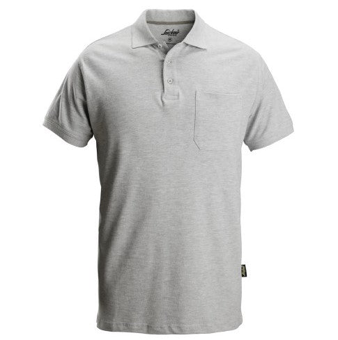 Snickers Classic Polo Shirt Grey Melange