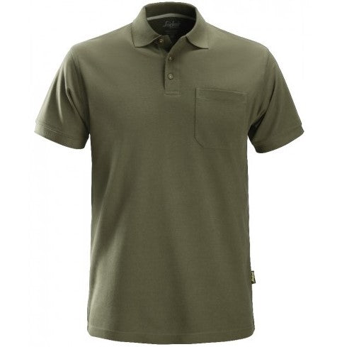 Snicker Classic Polo Shirt Khaki Green