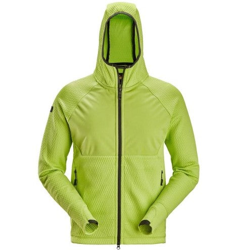 Snickers Full Zip Midlayer Hoodie Lime