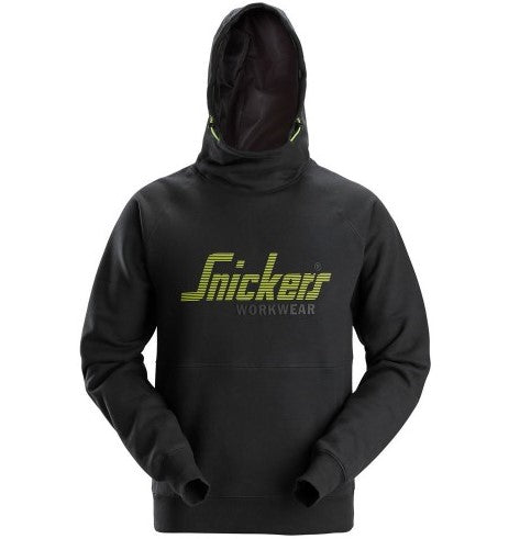 Snickers Logo Hoodie Black