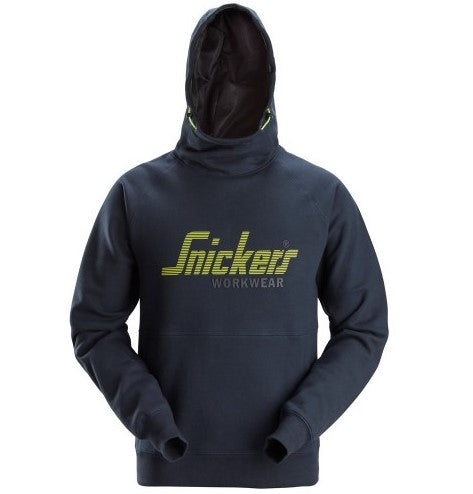 Snickers Logo Hoodie Navy