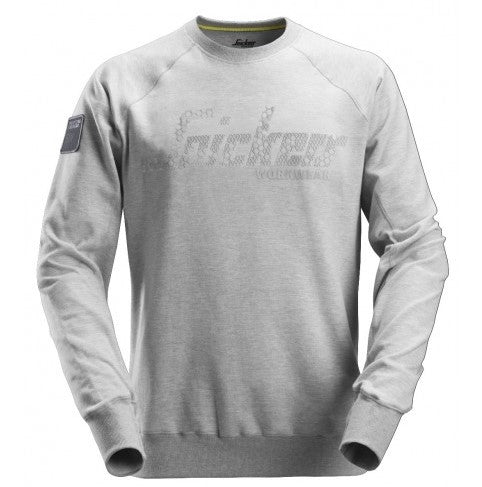 Snickers Logo Sweatshirt Grey Melange