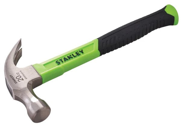 Stanley 567g (20oz) Hi-Vis Claw Hammer