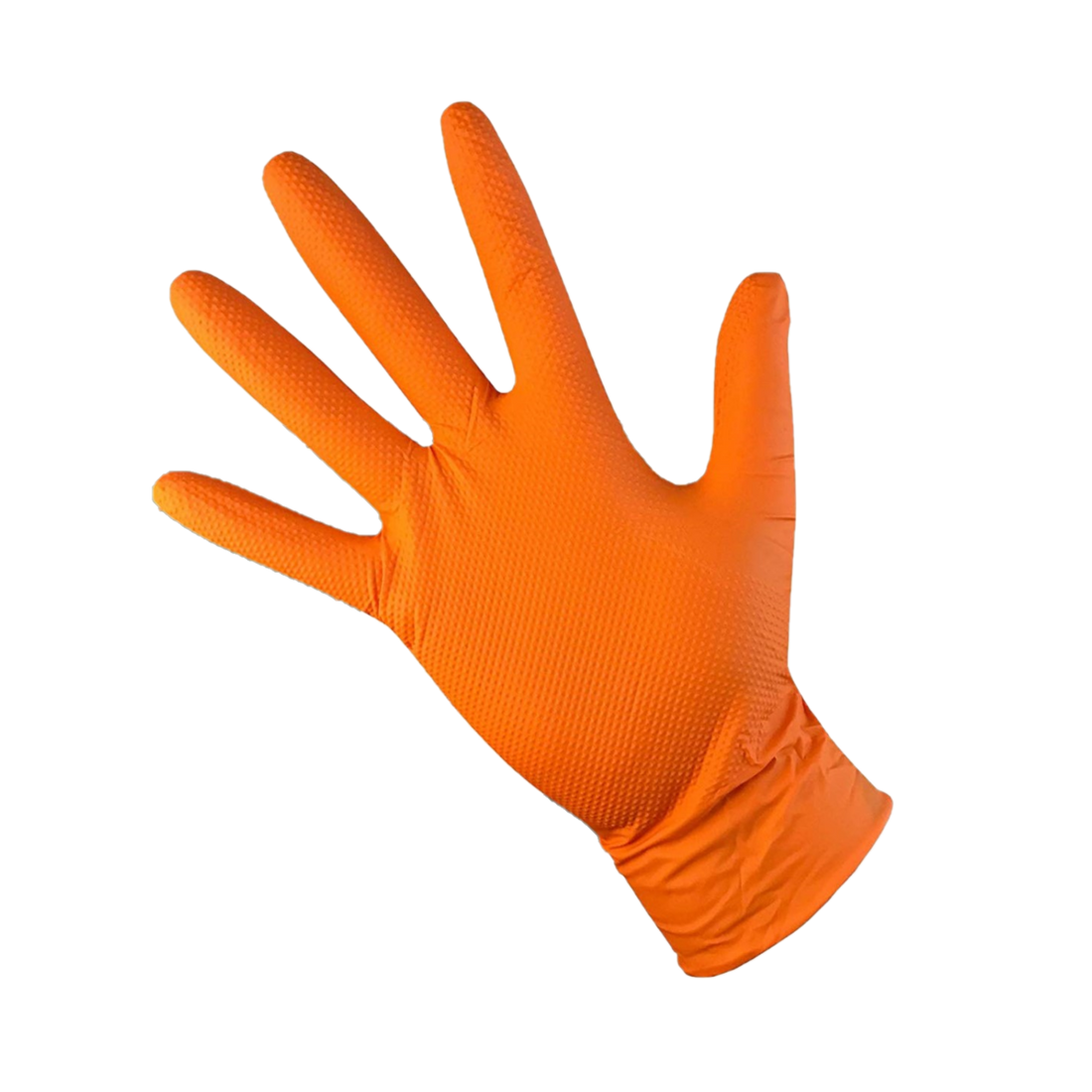 Olympia Orange Nitrile Gloves