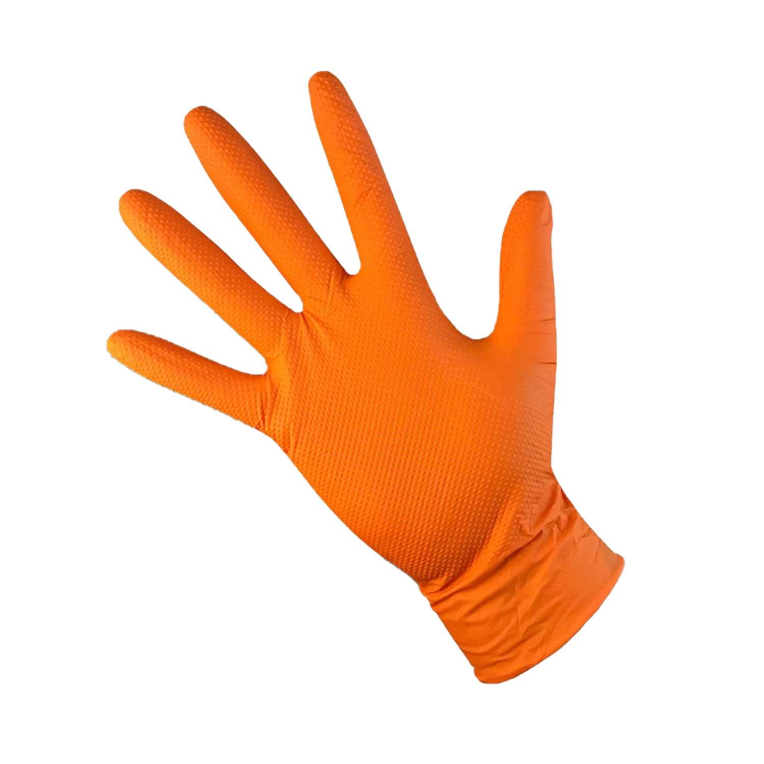 Olympia Orange Nitrile Gloves