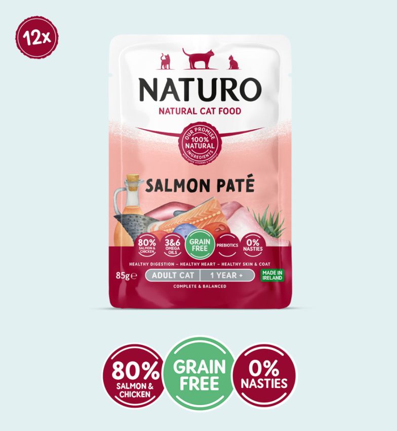 Naturo Cat Salmon Paté Pouch 85g