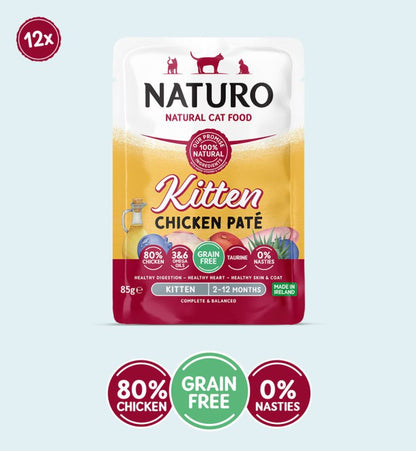 Naturo Kitten Chicken Paté Pouch 85g