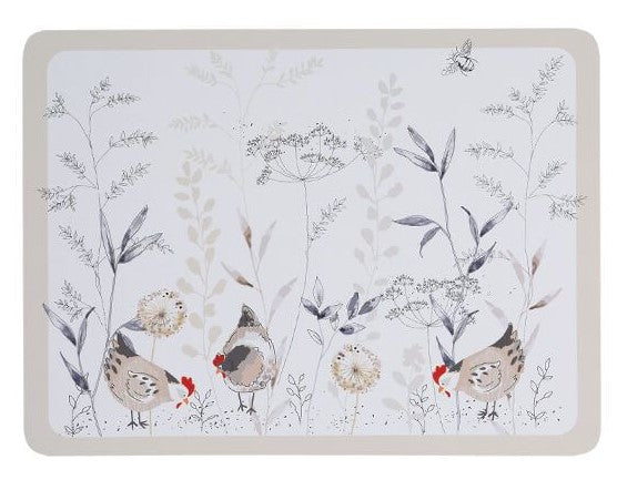 Price &amp; Kensington Country Hens Set Of 4 Placemats