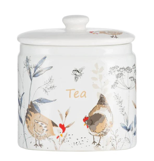 Price &amp; Kensington Tea Storage Jar Country Hens