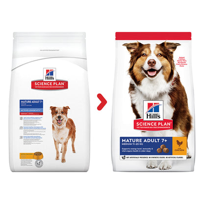 Hills Science Plan Mature Medium Dog Ckicken 2.5kg