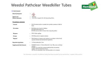 Weedol Path &amp; Gravel Weed Control Tubes -  6 Tubes