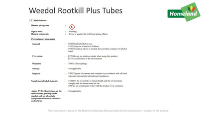 Weedol Rootkill Plus Tubes 3 Pack