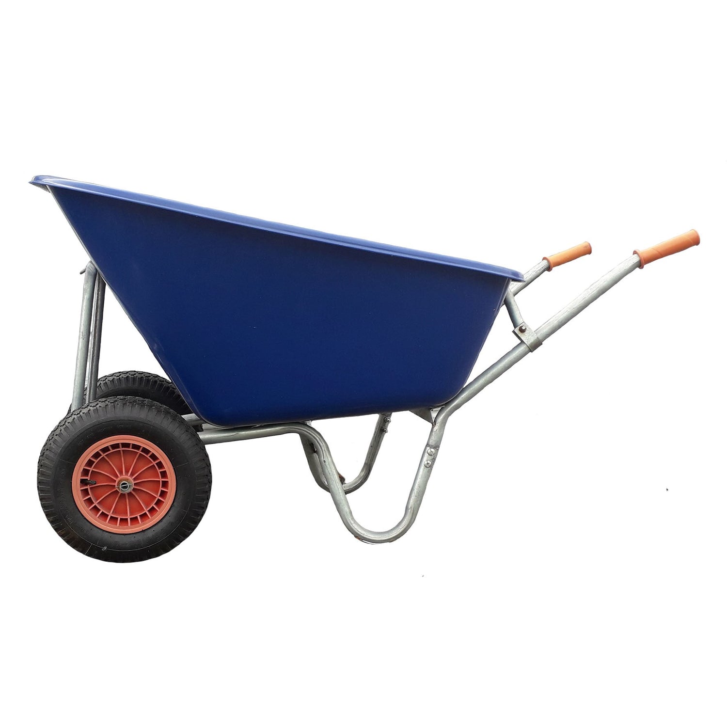 200L Twin Wheel Heavy Duty Wheelbarrow