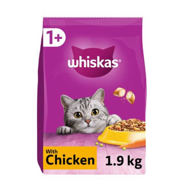 Whiskas Complete Adult Cat Food Chicken 1.9Kg