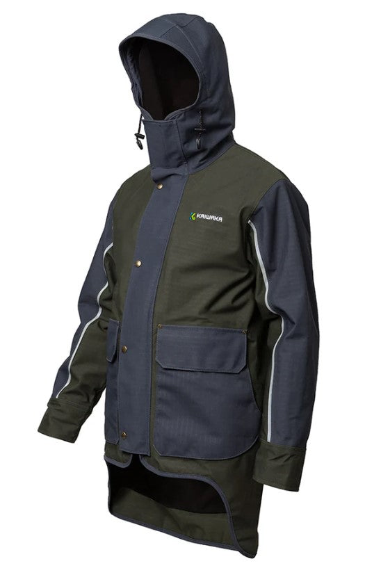 Kaiwaka Stormforce Waterproof Winter Jacket - Navy &amp; Green