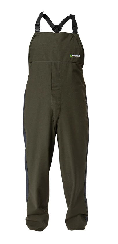 Kaiwaka Stormforce Waterproof Bib Overtrousers - Navy &amp; Green