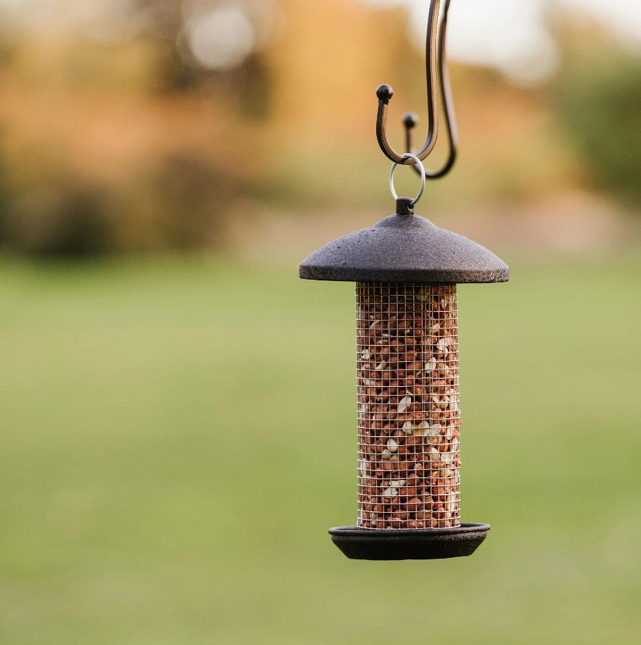 Gardman Black Steel Large Peanut Bird Feeder