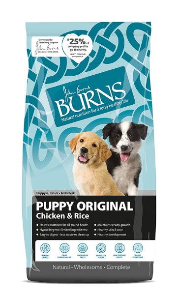 Burns Puppy Original Chicken &amp; Rice - 2kg