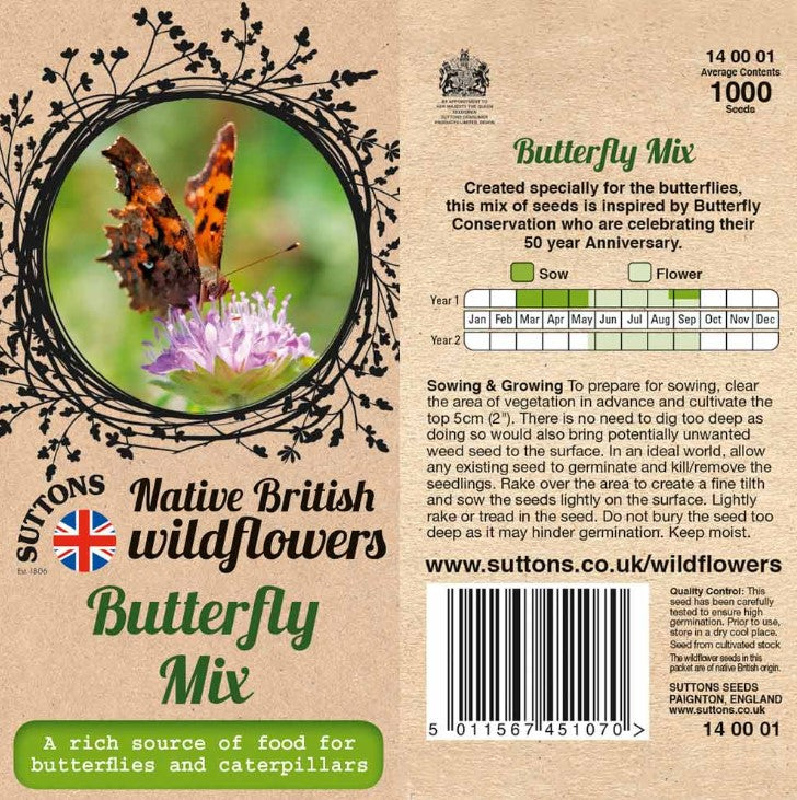 Butterfly Mix Flower Seeds