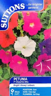 Petunia F2 Cheerful Mix Flower Seeds