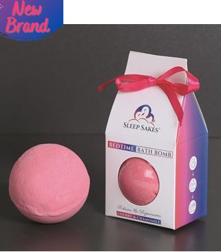 Cherry and Chamomile Bedtime Bath Bomb by Sleep Sakes 140g