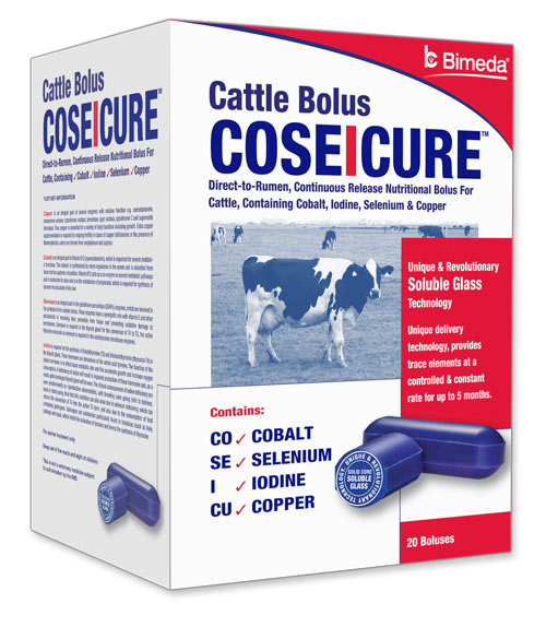 CoseIcure Bolus for Cattle - Single Bolus