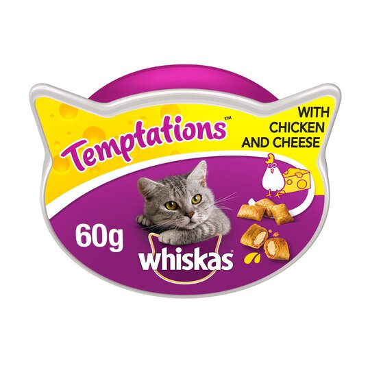 Whiskas Temptations Chicken &amp; Cheese - 60g