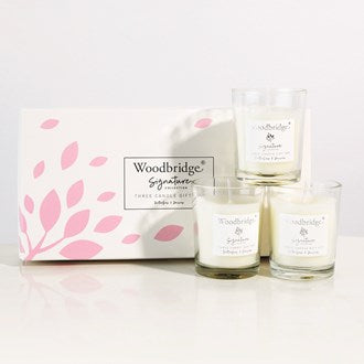 Daisy Triple Candle Set