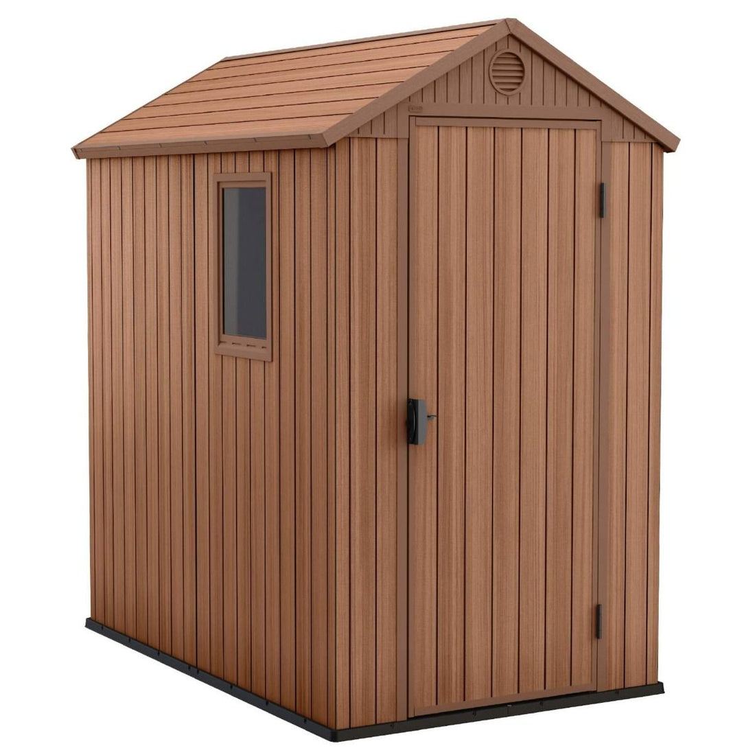 Darwin Wood Effect Garden Shed - 4x6ft