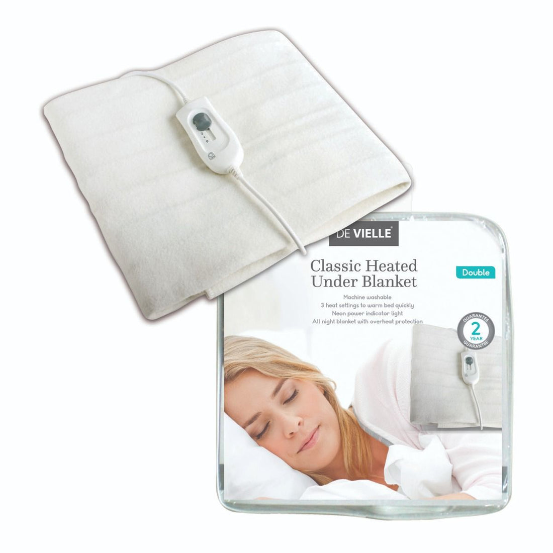 De Vielle Classic Electric Under Blanket - Double