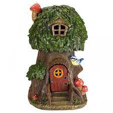 Elfin Oak Solar Fairy House