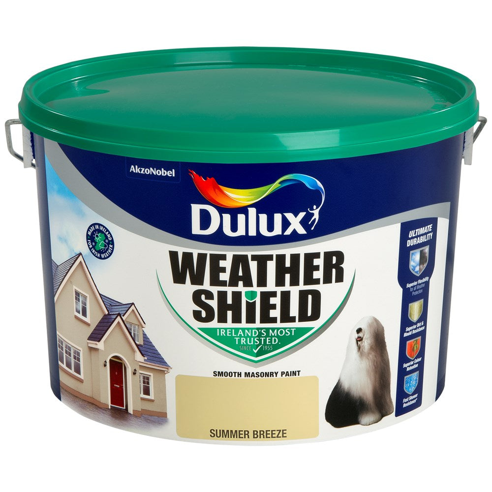 Dulux Weathershield Paint 10L homeland ie