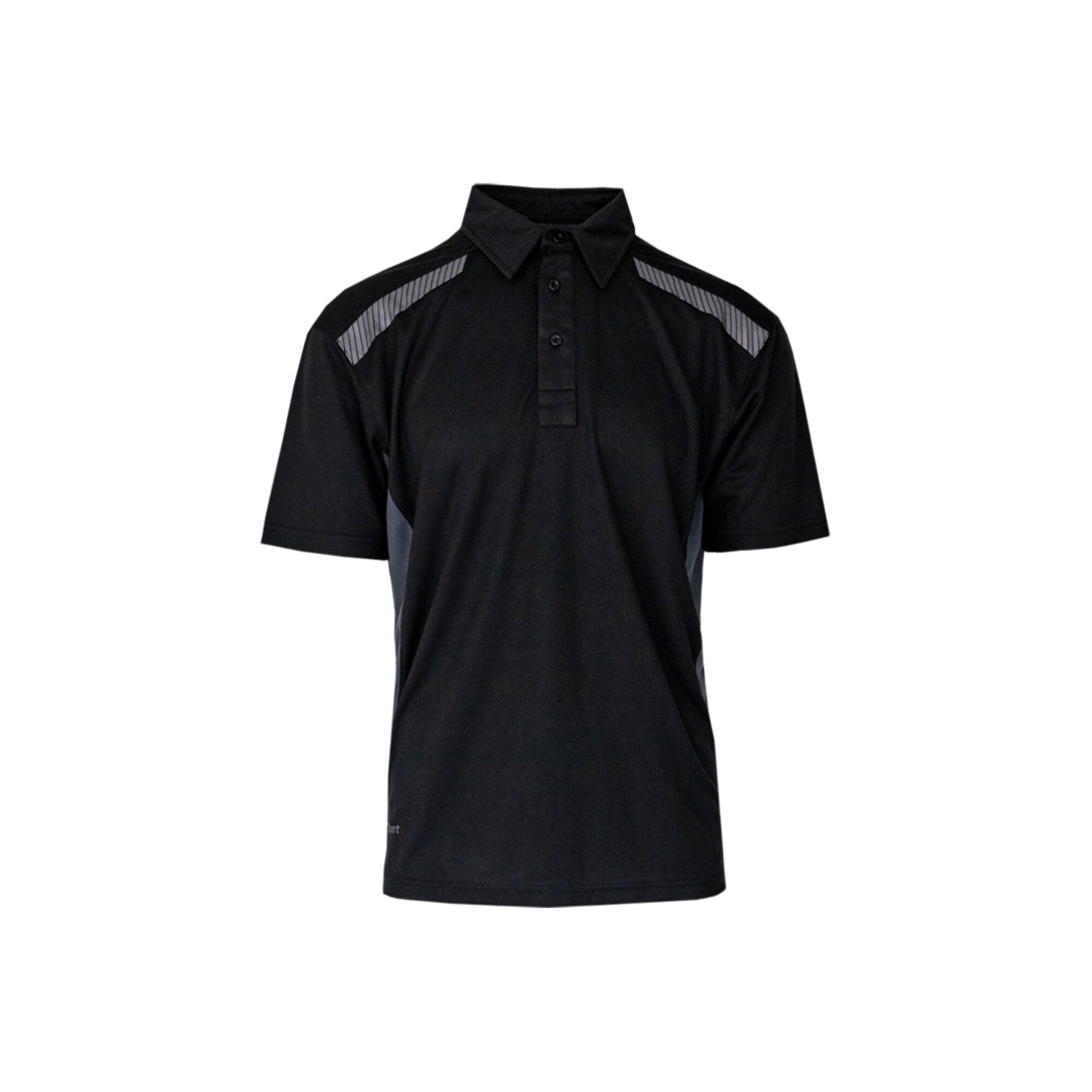 Xpert Pro Stretch Polo Shirt Black/grey