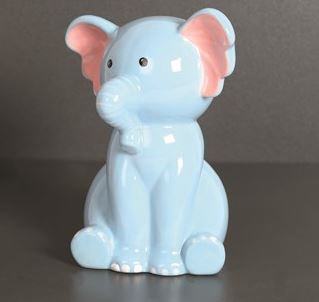 Elephant Money Box by Sleep Sakes 18cm