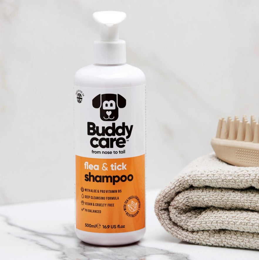 Buddycare Flea &amp; Tick Dog Shampoo - 500ml