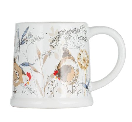 Price &amp; Kensington Country Hens Footed Mug 385ml