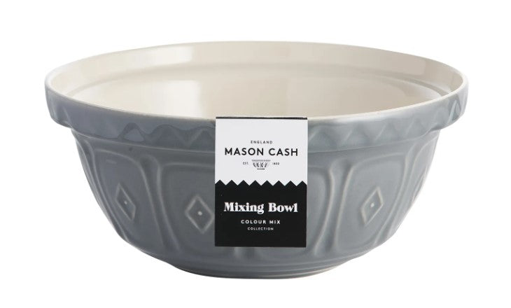 Mason Cash Colour Mix Grey Mixing Bowl 24cm