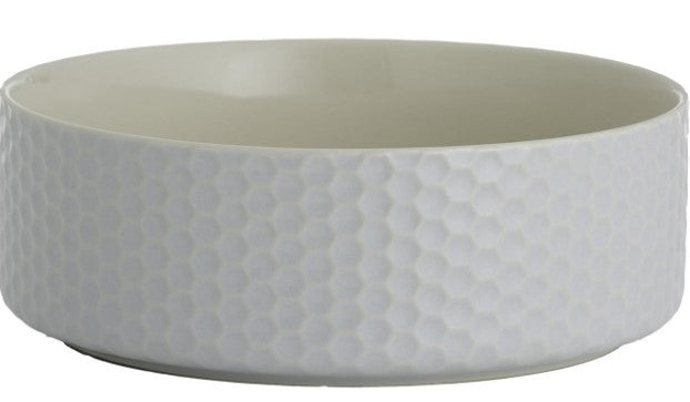 Mason Cash Honeycomb Grey Pet Bowl 15x5cm