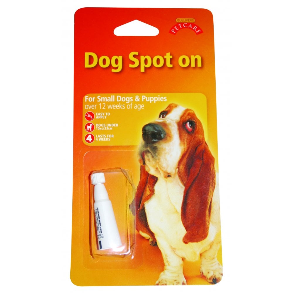 Gullivers Small Dog Spot On Flea Treatment - 4 Weeks