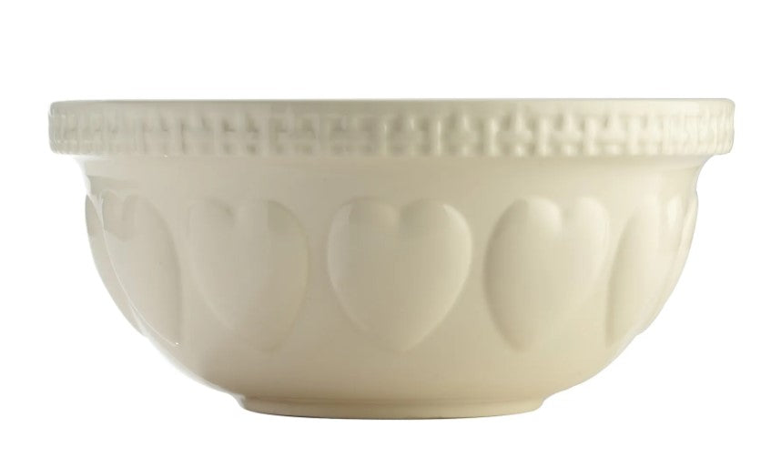 Mason Cash Hearts S12 Cream Mixing Bowl 29cm