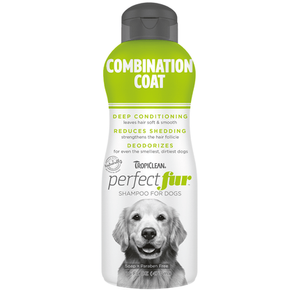 Tropiclean Perfect Fur Combo Coat Shampoo - 473ml