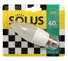 Solus 40w = 5w Bc  Candle  Smd Non Dimm Led