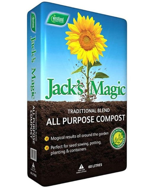 Jacks Magic Multipurpsoe Compost  50L + 33% Extra FREE