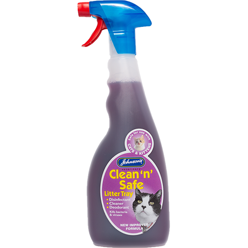 Johnsons Clean N Safe Litter Tray Cleaner - 500ml