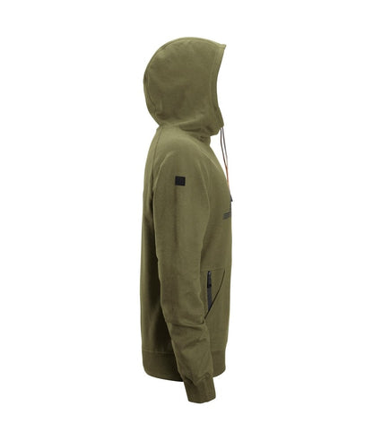 Snickers Logo Hoodie Khaki Green